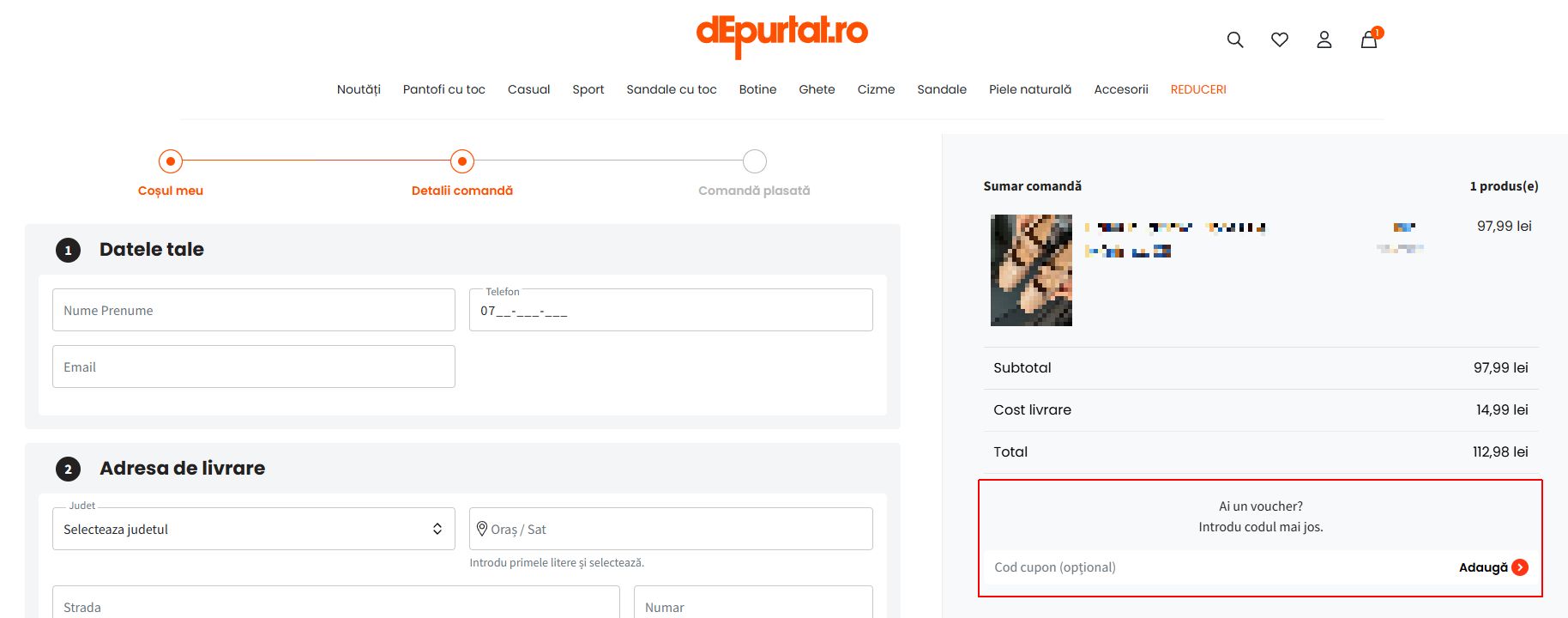 cod reducere depurtat
