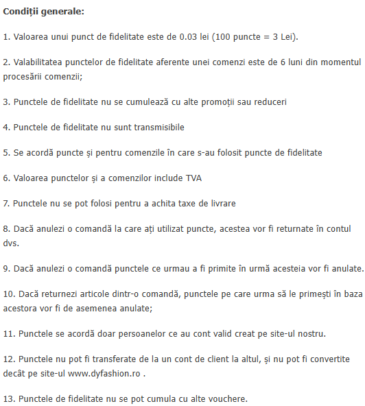 program fidelitate