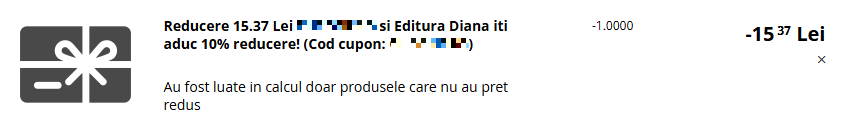 reducere aplicata