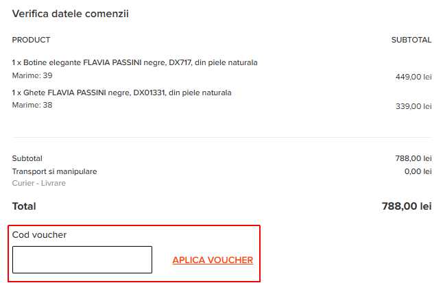 cod reducere otter ro