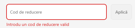 cod invalid