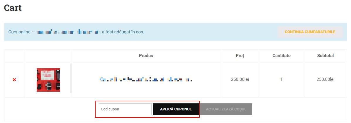 reducere cursuri