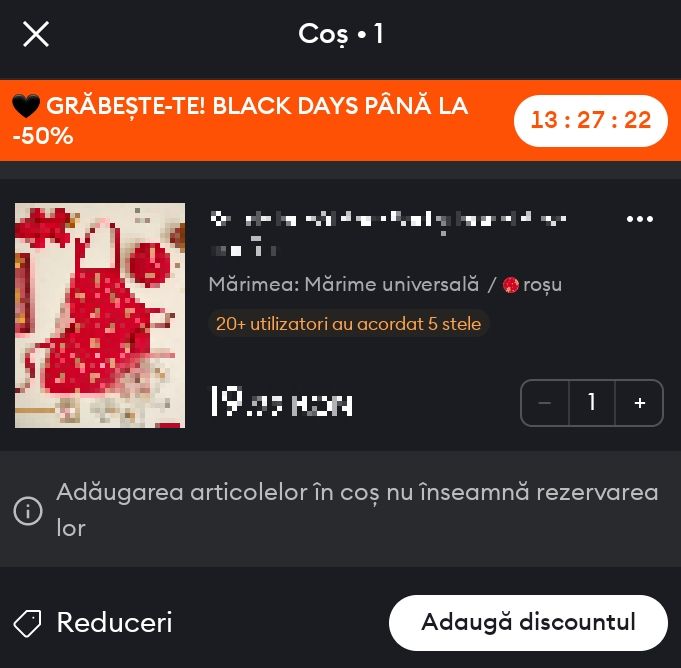 cod reducere sinsay