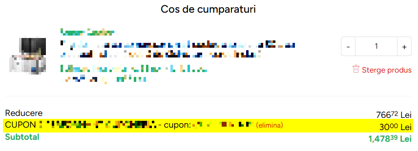 reducere aplicata