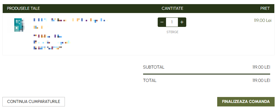 cod reducere stream store