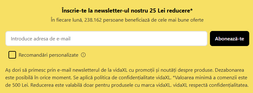 newsletter vidaxl