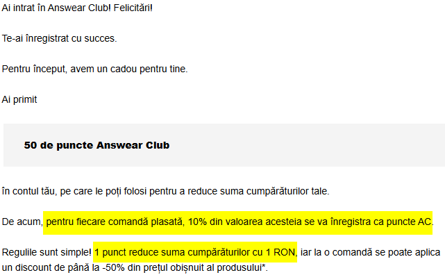 answear club email
