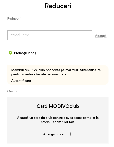 cod reducere ccc