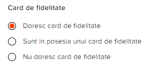 card fidelitate otter