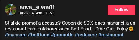 cupon bolt food tiktok