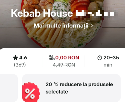 reducere bolt food