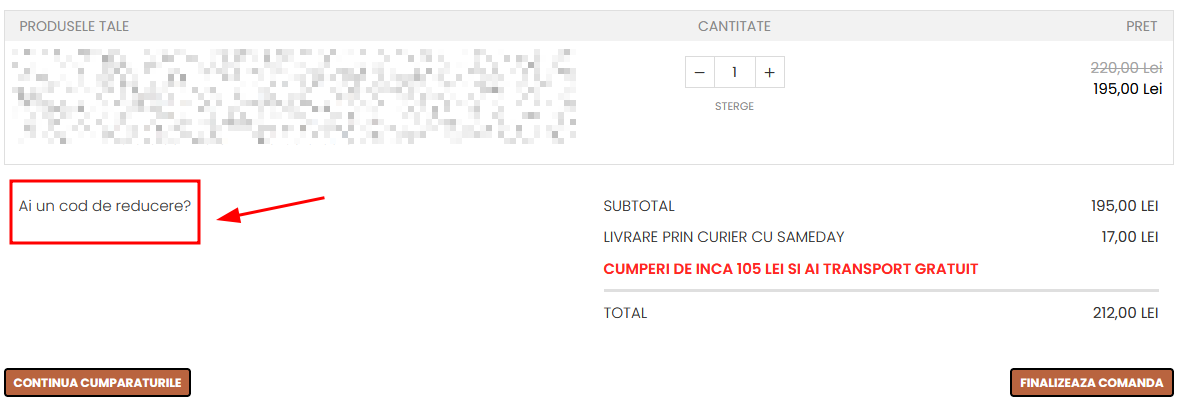 cod reducere elyk