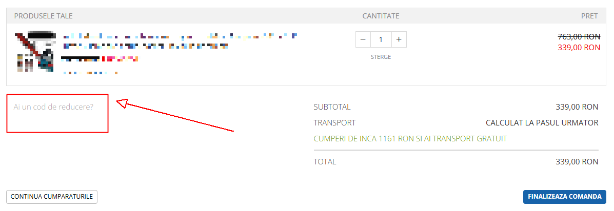 cod reducere megadepot