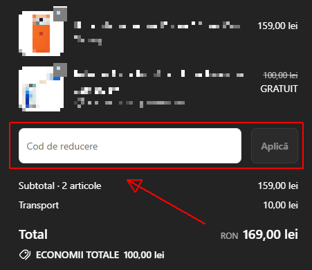 cod reducere moft collection