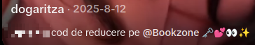 cod reducere bookzone tiktok