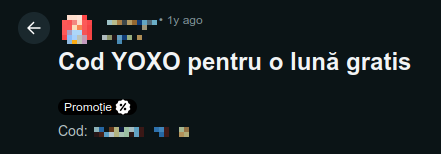cod reducere yoxo reddit