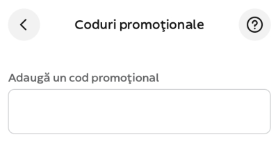 cod promotional glovo